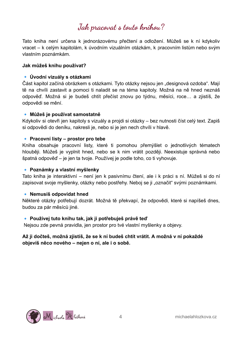 Journal terapie pro život